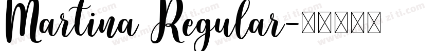 Martina Regular字体转换